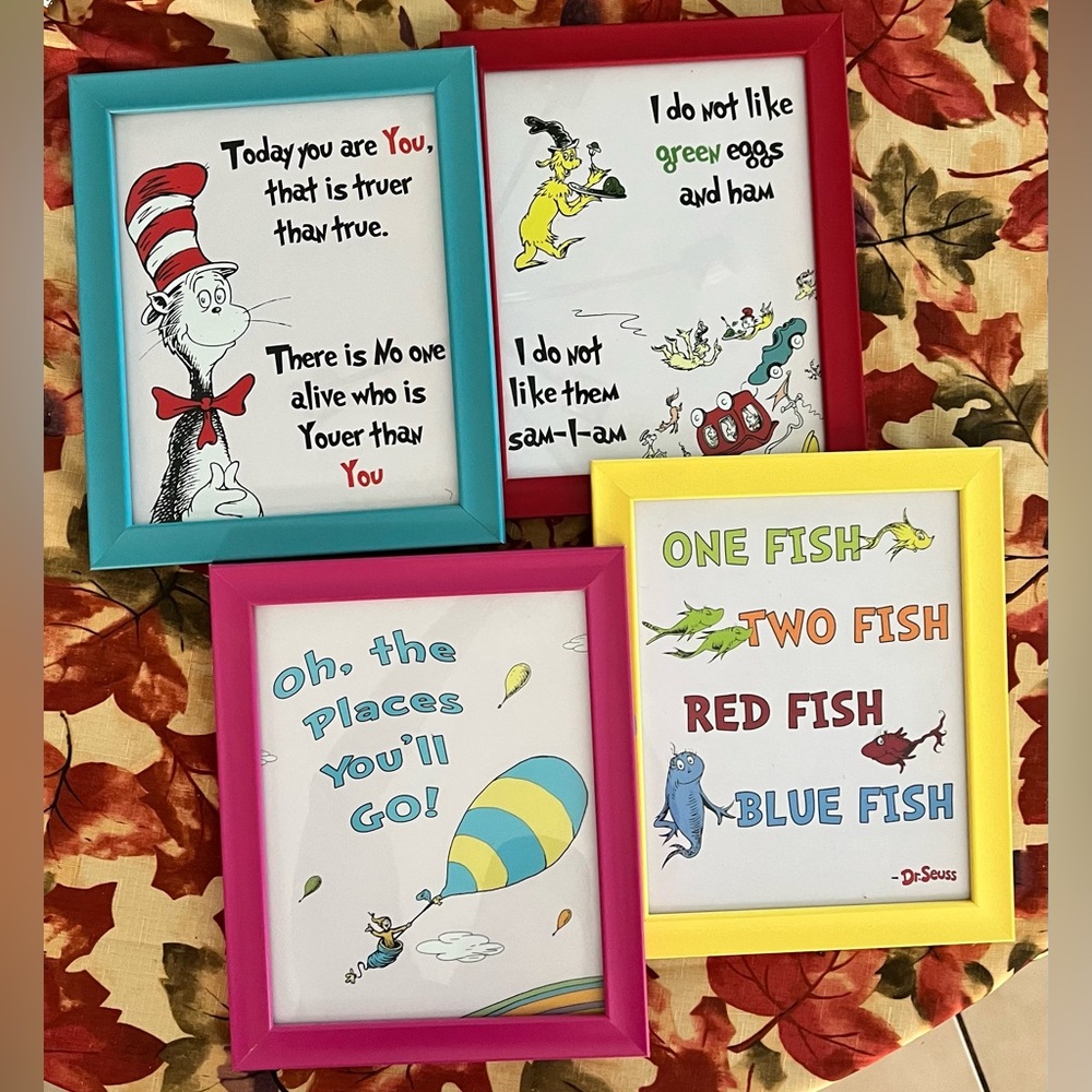 Dr. Seuss framed prints